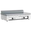 D.L. SERVICE Cuocipiadina a gas 6 piadine da banco - cm 95 x 73 x 44 h Ferro