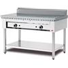 D.L. SERVICE Cuocipiadina a gas 8 piadine con struttura aperta - cm 125 x 73 x 96 h Inox