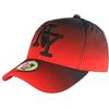 Hip Hop Honour Berretto NY rosso e nero alla moda da baseball Renbo, unisex, rosso, taglia unica