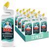 Duck Liquido WC Gel con Formula Biodegradabile, Fragranza Freschezza Alpina - Previene il calcare e profuma il WC, Formato Scorta da 12 pezzi