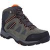 Hi-Tec Banderra II, Stivali da Trekking a Vita Alta Uomo, Grigio Charcoal Graphite Burnt Orange 51, 41 EU
