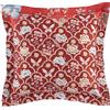 Bassetti Vicenza 9325899 - Federa per cuscino, 100% raso di cotone, colore rosso, R1, dimensioni: 40 x 40 cm