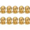 Repztevo 10 pomelli rotondi per armadietti, per bagno, cassettiera, hardware moderno, per cucina, colore: oro