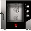 TECNOEKA Forno elettrico 6 Teglie GN 2/1 combinato convenzione Vapore - Pannello Elettromeccanico - cm 85 x 104.1x 85 h