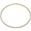SWAROVSKI COLLANA MATRIX TENNIS PLACCATO ORO GIALLO, M