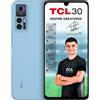 TCL TCT 30 Smartphone Doppia SIM Android 12 4G USB Tipo C 4 GB 64 GB 5010 mAh Blu