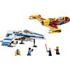 LEGO E-Wing della Nuova Repubblica vs. Starfighter di Shin Hati