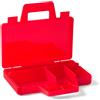 LEGO Valigetta portatile rossa trasparente