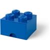 LEGO Cassetto-mattoncino a 4 bottoncini blu