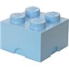 LEGO Mattoncino contenitore a 4 bottoncini - Azzurro