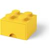 LEGO Cassetto a 4 bottoncini giallo