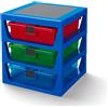 LEGO Sistema di scaffali blu trasparente LEGO