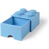 LEGO Cassetto-mattoncino a 4 bottoncini - Azzurro