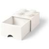 LEGO Cassetto-mattoncino a 4 bottoncini - Bianco