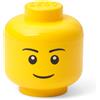 LEGO Mini-testa-contenitore Ragazzo - Giallo brillante