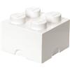 LEGO Mattoncino contenitore a 4 bottoncini - Bianco