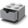 LEGO Cassetto da scrivania a 4 bottoncini - Grigio