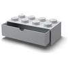 LEGO Cassetto a 8 bottoncini - Grigio