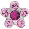 studex daisy light rose&fucsia orecch