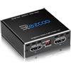 ROFAVEZCO Splitter HDMI 4K 60Hz 1x2 1080P 120Hz HDCP HDR 18Gbps UHD Dolby Vision Atmos EDID Scaler 4K 1080P per Doppio Monitor HDMI 2.0 1 ingresso 2 uscite per PS5, SkyQ, Xbox, Fire Stick, BluRay, Apple TV