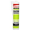 Fischer 036557 - Silicone neutra professionale bianco alta qualità