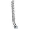 Emuca 3196725 Colonna organizzatrice nascodicavi articolata per tavolo/scrivania in plastica grigia metallizzata