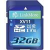 LinkMore Scheda SDHC 32 GB Memory Card per Macchina Fotografica, SD Card 32GB, A1, UHS-I, U1, V10, Classe 10, Velocità di Lettura fino 97 MB/s, Scrittura fino 25 MB/s Scheda SD Macchina Fotografica