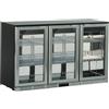 KLIMAITALIA Vetrina retrobanco refrigerata 3 porte - Capacità 315 litri - Statico con agitatore - 135 x 53 x 83,5 cm