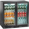 AMITEK Espositore refrigerato - Back Bar - Porte a battente - Capacità 180 litri - cm 90 x 50 x 90 h