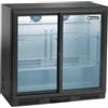 AMITEK Espositore refrigerato - Back Bar - Porte scorrevoli - Capacità 197 litri - cm 90 x 51 x 90h