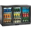 AMITEK Espositore refrigerato - Back Bar - Porte scorrevoli - Capacità 303 litri - cm 133.5 x 50 x 90 h