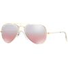 Ray Ban Occhiali da Sole Ray-Ban RB3025 AVIATOR LARGE METAL 001/3E Oro