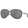 Oakley Occhiali da Sole Oakley OO4129 SPLIT TIME 412924 Blu Opaco Trasparent