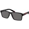 Prada Linea Rossa Occhiali da Sole PRADA LINEA ROSSA PS 05YS DG002G Nero effetto gommato