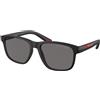 Prada Linea Rossa Occhiali da Sole PRADA LINEA ROSSA PS 06YS DG002G Nero effetto gommato