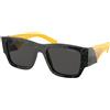 Prada Occhiali da Sole PRADA PR 10ZS 19D5S0 Black/Yellow Marble