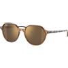 Ray Ban Occhiali da Sole Ray-Ban RB2195 THALIA 663693 Marrone Trasparente