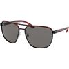 Prada Linea Rossa Occhiali da Sole PRADA LINEA ROSSA PS 50YS 19G02G Nero/Rosso