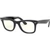 Ray Ban Occhiali da Sole Ray-Ban RB2140 WAYFARER 901/5F Nero