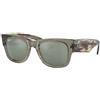 Ray Ban Occhiali da Sole RAY-BAN RB0840S MEGA WAYFARER 66355C Verde Trasparente