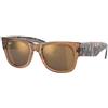 Ray Ban Occhiali da Sole RAY-BAN RB0840S MEGA WAYFARER 663693 Marrone Trasparente