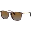 Ray Ban Occhiali da Sole Ray-Ban RB4187 CHRIS 6593T5 Marrone Trasparente