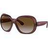 Ray Ban Occhiali da Sole Ray-Ban RB4098 JACKIE OHH II 6593T5 Marrone scuro traspa