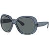 Ray Ban Occhiali da Sole Ray-Ban RB4098 JACKIE OHH II 659281 Blu Trasparente