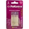 Ideco PLAKKONTROL NATURAL KONTROL INTERBRUSH 0,5MM 5 PEZZI