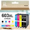 Sqwekd 603XL Cartucce d'inchiostro Compatibili per Epson 603 XL per Expression Home WF 2810 XP-4100 XP-2100 XP-3100 WF-2820 XP-2105 XP-3105 WF-2835 WF-2830 (2 Nero, 1 Ciano, 1 Magenta, 1 Giallo)