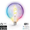 Aigostar Lampadina Led a Filamento Smart G125 E27 4,9W WiFi RGB + Bianco caldo 2700K luce regolabile e dimmerabile Aigostar