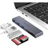 MOGOOD Hub USB C 5 in 1 Multiporta, 1 USB 3.0 + 2 USB 2.0, Lettore Schede SD/TF, Compatibile MacBook, Notebook, Laptop e Dispositivi USB-C