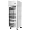 D.L. SERVICE Armadio frigorifero porta a vetro litri 410 - cm 60 x 73 x 194.5 h