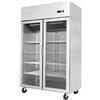 D.L. SERVICE Armadio frigorifero porte a vetro litri 900 - cm 120 x 73 x 194.5 h